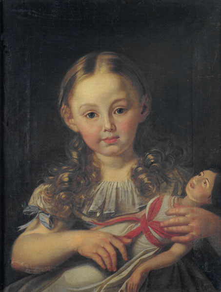 unknow artist Girl with a doll,